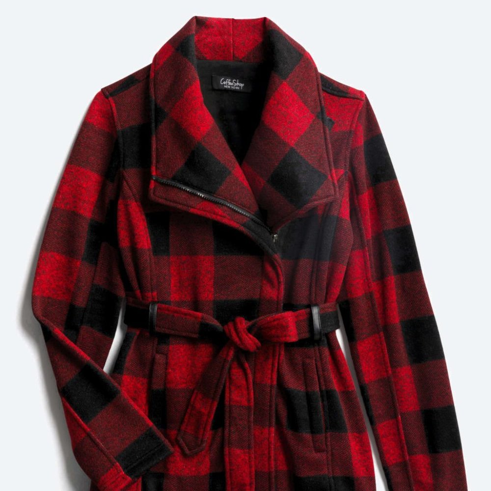 Coffeeshop Belted Trench Jacket